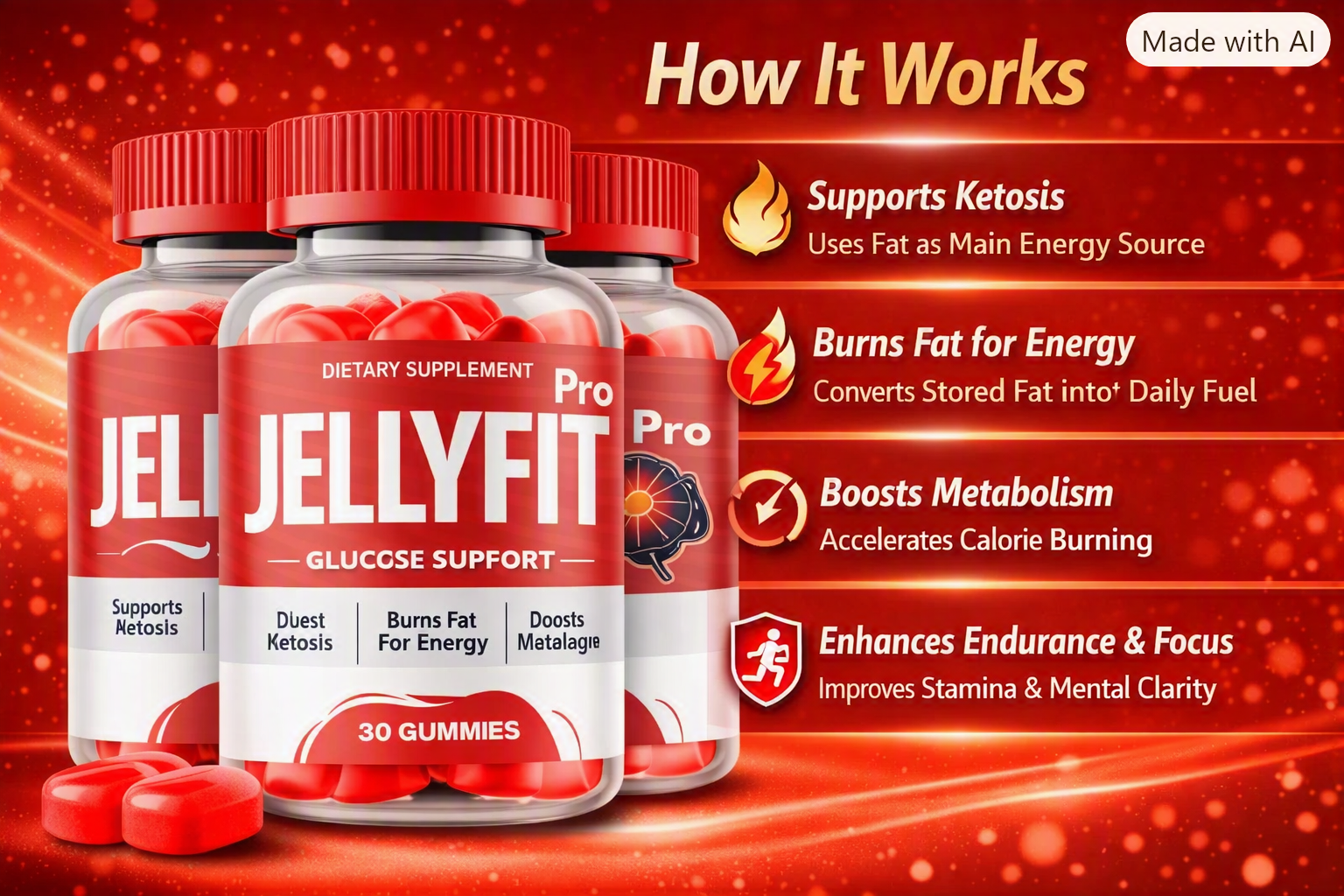 How JellyFit Pro Works – 4-Step Metabolic Support System